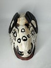 Vintage Guatemalan Ram Wooden Dance Mask Folk Art Wall Hanging Hand Carved