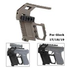 Tactical Laser Sight Scope Mount Rail Base Pistol Kit Fit Glock G17 G18 G19