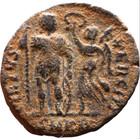 Emperor Arcadius 395-408ad Ancient Roman Empire Bronze Coin Virtvs Exerciti Type