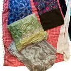 Lot Of 13 Women s Lightweight Spring Scarves Neck Ties Shawls Wraps Headbands