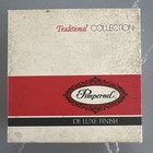 Pimpernel Oriental Floral Drink Coasters Cork Traditional Acrylic Vntg Set Of 6