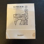 Vintage Sewing Accessory - Singer Travel Sewing Kit Matchbook Miniature Needle
