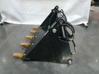 Agt 4in1 Bucket  For Mini Skid Steer Attachment With Teeth Us In Stock