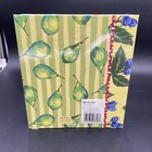 Gibson droll Hc 3-ring Recipe Binder W recipe Cards  Fruit Design Fanciful New