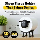 Sheep Toilet Paper Holder Pack Of 3   Black Sheep Tissue Storage Stand For Ba   