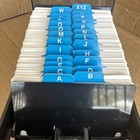 Rolodex 24c White Index Card Refill 354 Pages W letter Inserts Free Shipping 