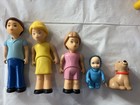 Vtg Little Tikes Dollhouse Furniture Lot - Dad  Mom  Daughter  Baby  Dog  Access