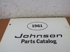 1961 Johnson Sea Horse Accessories Parts Catalog 378465