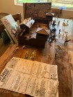 Vintage Marx Rin Tin Tin At Fort Apache  3627 Playset W doubles   Box
