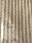 Vtg Oblong Tablecloth 60    X 120    Silver Metallic Stripe   White Christmas New