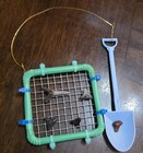 4  Green Christmas Ornament Shark Tooth Shell Sifter   Shovel Teeth Included 