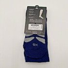 Adidas Over The Calf Baseball Socks Youth Sz 9c- 1y Compression Navy Blue New