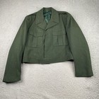 Vintage Us Army Ike Jacket Mens 40r Green Wool Military Korean War 1950