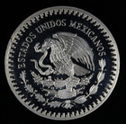 1989 Mexico Proof Libertad  999 Silver 1oz Coin 1 Onza Plata Pura Without Dot