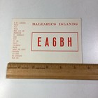 Balearics Island Spain Qsl Card 1970 Mateo Campomar Palma De Mallorca