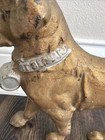 St  Bernard Doorstop Cast Iron Left Facing