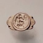 Fantastic Ancient Roman Silver Ring Victoria 1st - 2nd Ad  