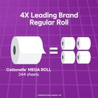 Cottonelle Ultra Comfort Toilet Paper  Soft Toilet Tissue  36 Mega Rolls