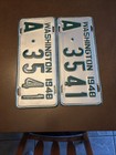 1949  modified To 1948  King County Washington State  License Plate Set Pair