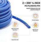 Secondhand 1 2 In  Pex Pipes 2x300ft Tubing Pex-b Water Plumbing Floor Heating
