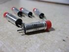 New  Dialco Red Panel Indicator Lights Lot Of 5  free Shipping 