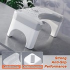 Squatting Toilet Stool For Adults  7 Inch Poop Stool Squat Adult  Non-slip