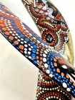 Boomerang Pair Handmade  Signed Hand Painted Wood