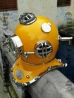 Diving Divers Helmet U s Navy Mark V 18  Deep Sea Antique Scuba Vintage Gift