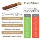 Unscented Incense Sticks 11  Bulk - 100  Natural Joss Punk And Bamboo Blanks