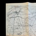 Rare  World War I Battle St  Mihiel Sector American Expeditionary Forces Map