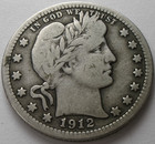 1912 Barber 25   Quarter