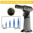 Amrnish Butane Torch  Refillable Kitchen Cooking Torch Lighter Zy-005