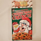 Quaker Cereal Box 1991 Cap n Crunch Christmas Crunch W  New Sealed Surprise Gift