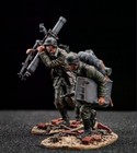 Msd 1 30 016 Two-man Mortar Carrying Team  stalingrad Campaign  Diecast Figure