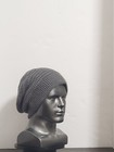 Crochet Slightly Slouchy Reversable Mens Beanie Hat Handmade