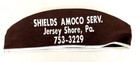 Vtg Amoco Gas Station Attendant Hat American Oil Company Jersey Shore Pa Shields