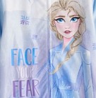Frozen Pajamas Girls Size 4 New Face Your Fear Elsa Pajamas Fur Hood Nwt Disney