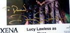Lucy Lawless Xena Warrior Princess 8x10 Color Photo Inscribed Signed Autograph