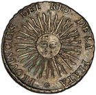 1815-pts Fl Argentina 8 Soles Silver Coin Potosi Mint Pcgs Au-details