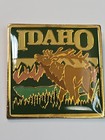 Idaho Travel Souvenir Lapel Pin Elk Deer Mountains