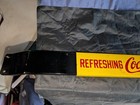Vintage   Original 1950 s Coca Cola Coke Door Push Bar Refreshing New Feeling 