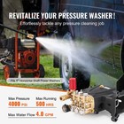 Pressure Washer Pump 1  Shaft Horizontal Triplex Plunger 4000 Psi 4 0gpm 40225