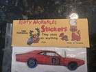 Vintage The Dukes Of Hazzard Puffy Stickers Fluffy Adorables Sealed New 