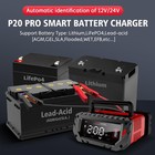 20a Battery Charger Fully Automatic Battery Maintainer 12v 24v Lifepo4 Lead Acid