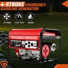 5000w Portable Generator Gas Powered 4 Stroke For Home Backup Construction New