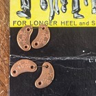 Vintage High Test Coppertone Shoe Plates Size 00 Set Of 4