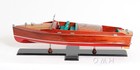 Chris Craft Runabout Wooden Mahogany Model 32  Classic Speed Boat Painted New