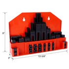 58pc T-slot Clamping Kit Mill Machinist 7 16 T-slot Cleaner tightening Wrench