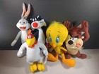 Looney Tunes Warner Brothers Set Of 5 Cartoon Stuffed Animal Plush 7-11  Toys