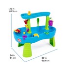 Step2 Rain Showers Splash Pond Water Table For Kids With Cover Outdoor Play